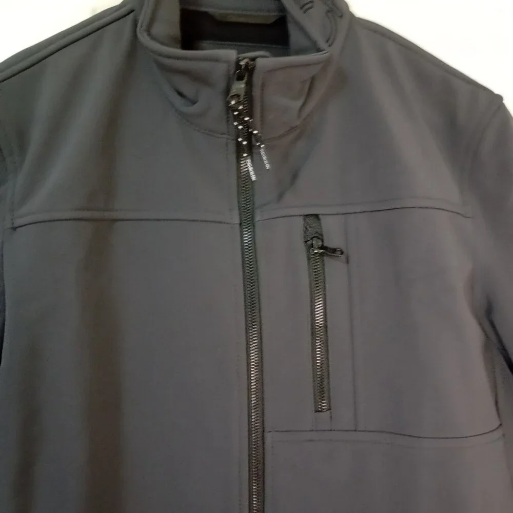 Calvin Klein Mens Gray Softshell Jacket S